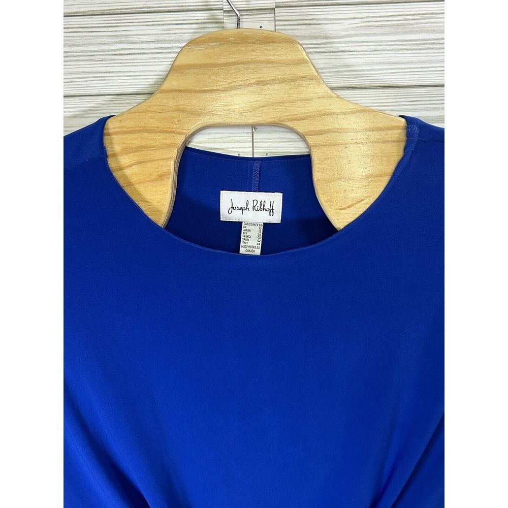 Joseph Ribkoff Women's Blue Wing Sleeve Pull Over‎ Blouse Sz 10